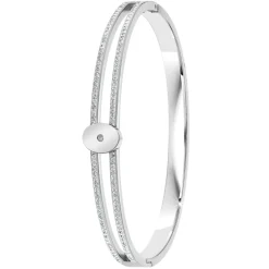 Jonc Femme So Charm - BD2922-ARGENT-DIAMANT - Bracelet Mode Argenté
