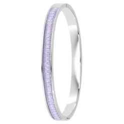 Jonc Femme So Charm - B4337-ARGENT-ROSE - Bracelet Mode Argenté