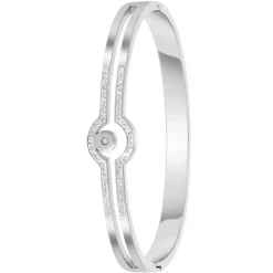 Jonc Femme So Charm - BD2597-ARGENT-DIAMANT - Bracelet Mode Argenté