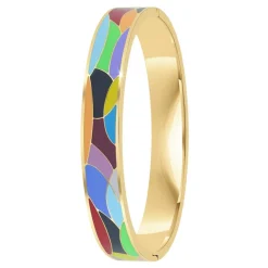 Jonc Femme So Charm - B4363-DORE - Bracelet Email Doré