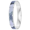 Jonc Femme So Charm - B4344-ARGENT - Bracelet Email Argenté
