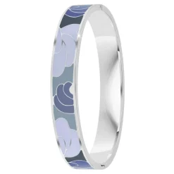 Jonc Femme So Charm - B4344-ARGENT - Bracelet Email Argenté