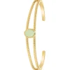 Jonc Femme So Charm - B4237-AVENTURINE - Bracelet Mode Doré