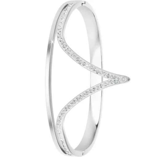 Jonc Femme So Charm - B3358-ARGENT - Bracelet Mode Argenté