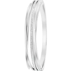 Jonc Femme So Charm - B2923-ARGENT - Bracelet Mode Argenté