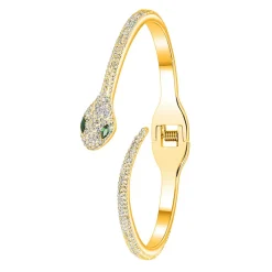 Jonc Femme So Charm - B1886-DORE - Bracelet Serpent Doré