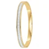 Jonc Femme So Charm - B4337-DORE-BLANC - Bracelet Mode Doré