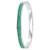 Jonc Femme So Charm - B4337-ARGENT-VERT - Bracelet Mode Argenté