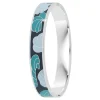 Jonc Femme So Charm - B4340-ARGENT - Bracelet Email Argenté