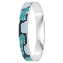Jonc Femme So Charm - B4340-ARGENT - Bracelet Email Argenté