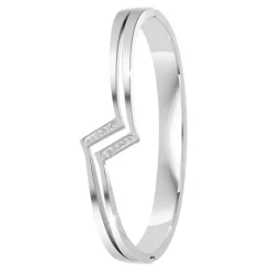 Jonc Femme So Charm - B4122-ARGENT - Bracelet Mode Argenté