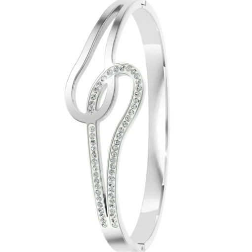 Jonc Femme So Charm - B4107-ARGENT - Bracelet Mode Argenté