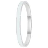 Jonc Femme So Charm - B4339-ARGENT-BLANC - Bracelet Email Argenté