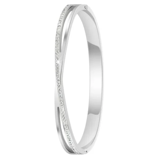 Jonc Femme So Charm - B4063-ARGENT - Bracelet Mode Argenté