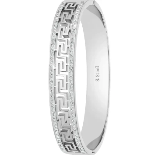 Jonc Femme So Charm - B3384-ARGENT - Bracelet Mode Argenté