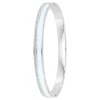 Jonc Femme So Charm - B4338-ARGENT-BLANC - Bracelet Email Argenté