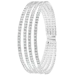Jonc Femme So Charm - B3346-ARGENT - Bracelet Mode Argenté