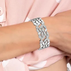 Jonc Femme So Charm - B3274-ARGENT - Bracelet Mode Argenté