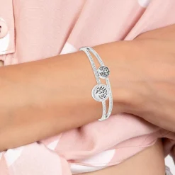 Jonc Femme So Charm - B2931-ARGENT - Bracelet Arbre De Vie