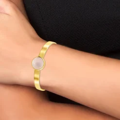 Jonc Femme So Charm - B2494-ROSE - Bracelet Mode Doré
