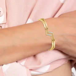 Jonc Femme So Charm - B4122-DORE - Bracelet Mode Doré