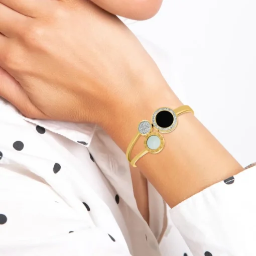 Jonc Femme So Charm - B3220-DORE - Bracelet Mode Doré