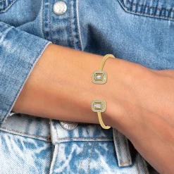 Jonc Femme So Charm - B3397-DORE - Bracelet Mode Doré