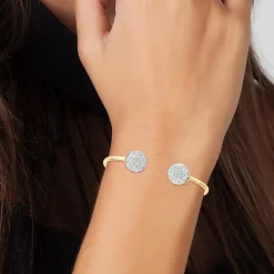Jonc Femme So Charm - B2534-DORE - Bracelet Mode Doré