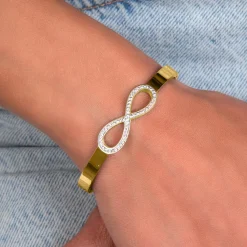 Jonc Femme So Charm - B2215-DORE - Bracelet Mode Doré
