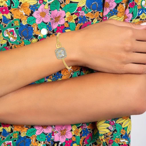 Jonc Femme So Charm - B4034-DORE - Bracelet Mode Doré