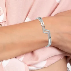 Jonc Femme So Charm - B4122-ARGENT - Bracelet Mode Argenté