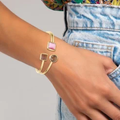 Jonc Femme So Charm - B4114-DORE - Bracelet Mode Doré