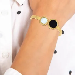 Jonc Femme So Charm - B4001-DORE - Bracelet Mode Doré