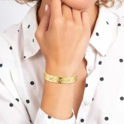 Jonc Femme So Charm - B4104-DORE - Bracelet Mode Doré