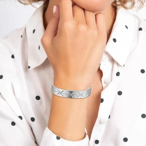 Jonc Femme So Charm - B4104-ARGENT - Bracelet Mode Argenté