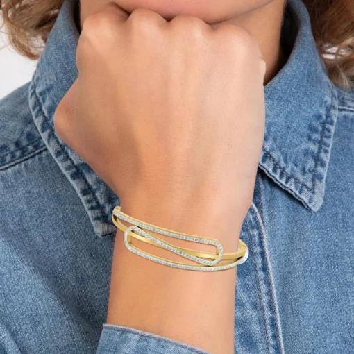 Jonc Femme So Charm - B4049-DORE - Bracelet Mode Doré