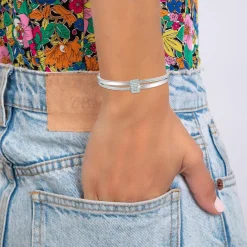 Jonc Femme So Charm - B4030-ARGENT - Bracelet Mode Argenté