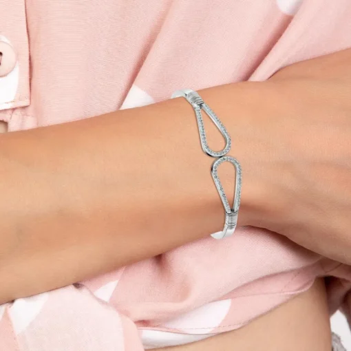 Jonc Femme So Charm - B4027-ARGENT - Bracelet Mode Argenté