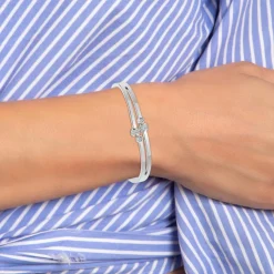 Jonc Femme So Charm - B4025-ARGENT - Bracelet Mode Argenté