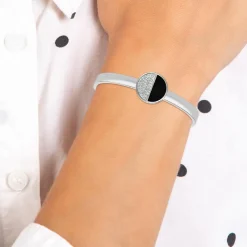 Jonc Femme So Charm - B3083-ARGENT - Bracelet Mode Argenté