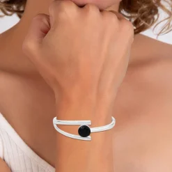 Jonc Femme So Charm - B3371-ARGENT - Bracelet Mode Argenté
