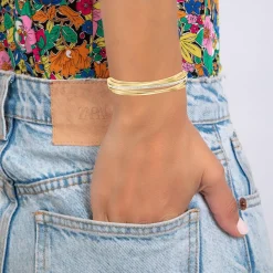 Jonc Femme So Charm - B2923-DORE - Bracelet Mode Doré