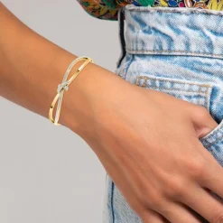 Jonc Femme So Charm - B2363-DORE - Bracelet Mode Doré
