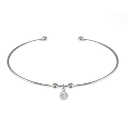 Jonc Femme So Charm - BD1143-ARGENT-DIAMANT - Bracelet Mode Argenté