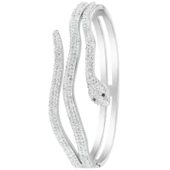 Jonc femme So Charm - bracelet serpent argenté