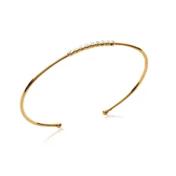 Jonc femme Maison de la Bijouterie Sensimio UWZU3056 Plaqué or