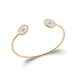Jonc femme Maison de la Bijouterie Sensimio UYZ6W456 Plaqué or