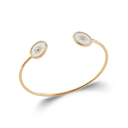 Jonc femme Maison de la Bijouterie Sensimio UYZ6W456 Plaqué or