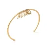 Jonc femme Maison de la Bijouterie Sensimio UYZ4U556 Plaqué or