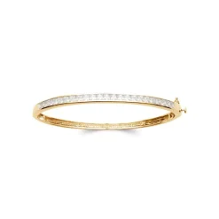 Jonc femme Maison de la Bijouterie Sensimio U0Z06Y60 Plaqué or